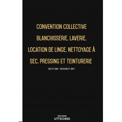 Convention collective Blanchisserie, laverie, pressing, teinturerie - 